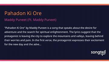 Pahadon Ki Ore gl Lyrics [Maddy Puneet]